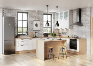 KAMmono wyspa Urządzamy kuchnie: wybieramy wyspę kuchenną. W kuchni liczy się wygoda i ergonomia, dlatego nie ma tutaj miejsca na przypadkowe lub źle rozmieszczone meble